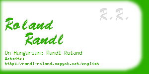 roland randl business card
